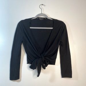 Black Knit Cardigan